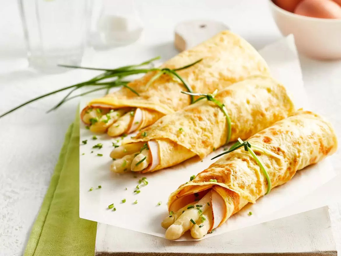 Omelet aspergerolletjes